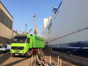 Stena Germanica upgrade project HFO to methanol @ Remontowa Gdańsk